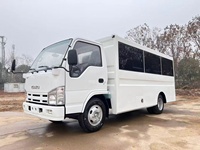 Nouveau minibus ISUZU ELF 100P japonais, capacité 12 places, diesel Euro 4, moteur Cummins automatique avant <4L, Chine, conduite à droite/gauche