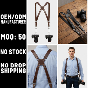 Dây đeo máy ảnh da thật thủ công cao cấp, chất lượng cao, có thể điều chỉnh, dành cho nhiếp ảnh gia - Product Image 1