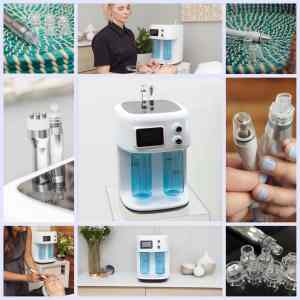 Venta al por mayor Aqua Jet Peel Facial Machine <span class=keywords><strong>Precio</strong></span> bajo Diamond Microdermoabrasion para blanquear la piel UK Plug Spray Gun para la nariz - Product Image 4