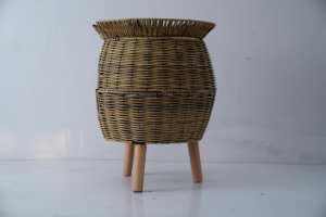 Komfortables Erhöhtes Katzenbett Haustier-Katzenhaus Gemütliches Bett für Pelzige Freunde Rattan-Kunsthandwerk Katzenhaus - Product Image 6