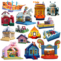 Aire de jeux gonflable pour videur, château gonflable, maison de rebond commerciale, toboggan gonflable pour château avec piscine