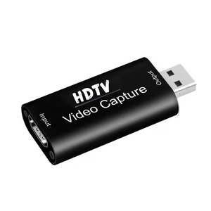 Carte de capture vidéo HDTV 4K USB 2.0, dongle pour enregistrement de conférences en direct, éducation, compatible avec ordinateur portable, YouTube/<span class=keywords><strong>Facebook</strong></span>/streaming - Product Image 1