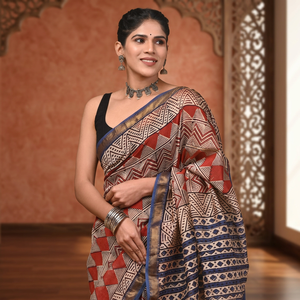 SARI DE SEDA MAHESWARI para OCAZIONES DE BODA - Product Image 2
