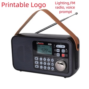 The new R802 full-band radio FM dot matrix screen digital outdoor portable multi-functional <b>speaker</b> - Product Image 1