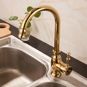 Золотые смесители для кухни кран для воды кухонный кран - Product Image 4