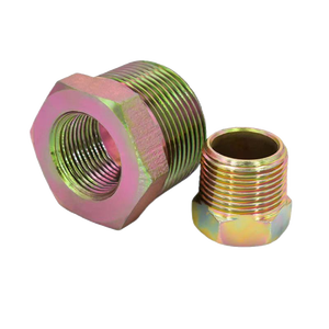 Ren ống lót g chủ đề tùy chỉnh ổ đĩa Hex đánh bóng nữ và nam chủ đề đầy màu sắc thép carbon hình lục giác tay áo - Product Image 3