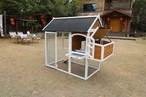 Factory Oem Custom Pet House cortile di pollame anatra gabbia di pollo all'aperto grande pollaio in legno per galline ovaiole - Product Image 4