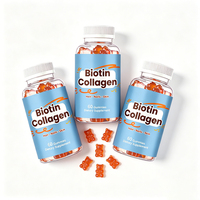 Gummies capillaires à la biotine, Gummies au collagène et à la biotine, Fabricant de gummies personnalisés en marque blanche et OEM