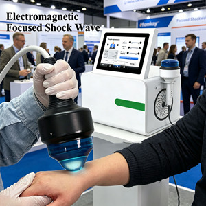Portable Electromagnetic Shockwave Therapy <b>Machine</b> Touch Screen Adjustable Shock Wave Device for Relieves Pain - Product Image 1
