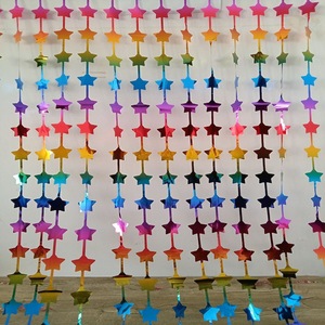 1*2 metros. Cortina de lluvia brillante con gradiente de estrellas. Adecuado para fiestas y ocasiones del día de San Valentín. - Product Image 4
