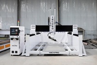 Machine de découpe de mousse à changement d'outil automatique à 4 axes, découpeuse CNC de mousse de polystyrène 3D, routeur de gravure avec dispositif rotatif