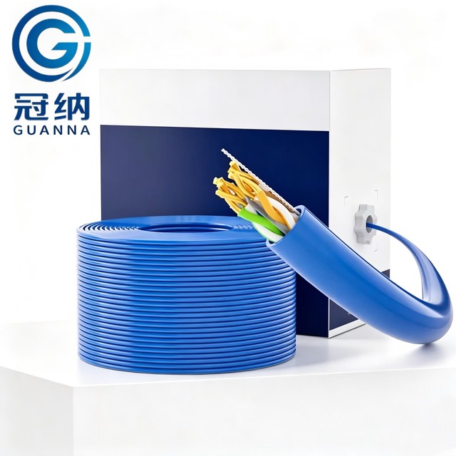 Elite Source Custom Cat6a Cat6 23AWG UTP CCA 1000ft LSZH/PVC Network Cable 10Gbps Bulk LAN Cable for Data Center Projects