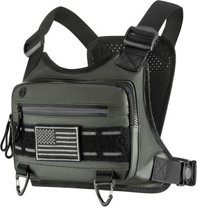 Muestra Gratuita de Bolsa Táctica de Pecho 900D, Bolsa de Hombro con Corte Láser, Bolsa de Hombro Única para Hombre, Bolsas Cruzadas - Product Image 1