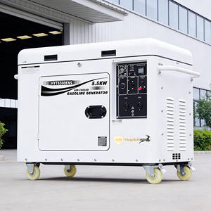 Générateur d'<span class=keywords><strong>essence</strong></span> silencieux de première classe 9 kW, construction durable et fonctionnement silencieux pour les chantiers, les voyages en camping et les besoins de secours à domicile - Product Image 1