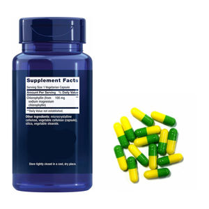 OEM kustomisasi Label pribadi kapsul <span class=keywords><strong>Softgel</strong></span> bubuk klorofil segar - Product Image 2