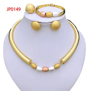 Support Customization Gold Bead Indian Jewellery 2022 Newest Charm Jewelry Set