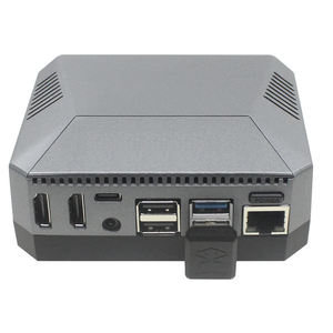 Argon ONE M.2 Caso De Alumínio para <span class=keywords><strong>Raspberry</strong></span> <span class=keywords><strong>Pi</strong></span> <span class=keywords><strong>4</strong></span> Com SSD SATA Suporte Botão de Energia e Ventilador Compatível B-Key e B + M Key - Product Image 3