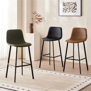 Household Sponge Backrest Chair Creative Office Dining Chair <b>bar</b> <b>Stool</b> - Product Image 5
