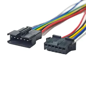 JST SM2.54连接器，带电缆公母线连接器SM连接器2P/3P/4P/5P/6P/7P/8P/9P/10P/12Pin插头