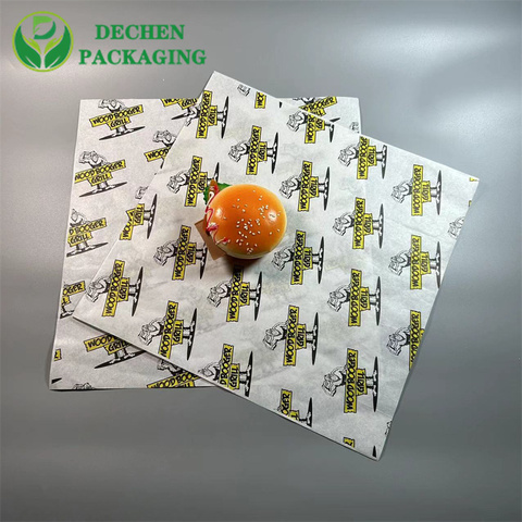 Wax Paper Sheets Food Tray Liners