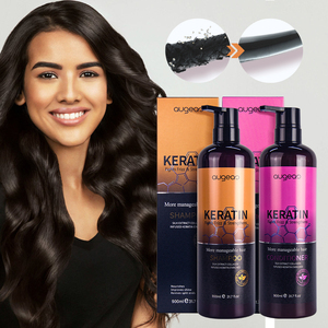Bouteilles de 900 ml de shampoing à la kératine, marques OEM chinoises, produits de soin des cheveux, fabricant Meidu, shampoing et après-shampoing en marque privée - Product Image 1