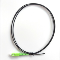 2,0mm 9 /125 SC SM SX fibra Pigtail monomodo Simplex fibra óptica Pigtail-Blunt SC/APC conector de fibra