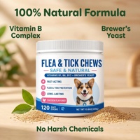 Friandises à mâcher souples OEM pour la prévention des puces et des tiques chez le chien, avec vitamines B1, B6, B12 et supplément de levure de bière pour la prévention des puces et des tiques