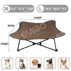 <span class=keywords><strong>Lit</strong></span> surélevé pour chien OEM pour chiens <span class=keywords><strong>de</strong></span> petite et moyenne taille, <span class=keywords><strong>lit</strong></span> pliable portable pour animaux <span class=keywords><strong>de</strong></span> compagnie, fabrication en usine - Product Image 3