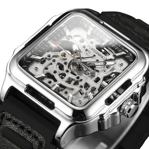 Montres Forsining Nouveaux Produits Hommes Marque de Luxe Automatique Squelette Lumineuse Prise en Charge OEM - Product Image 1