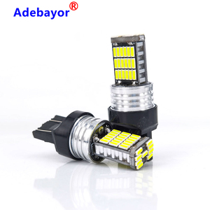 Dembélé DRL Inverse de Secours Lampe Ampoules T20 7443 45 SMD 4014 Led Canbus AUCUNE Erreur Voiture Frein Lumière - Product Image 2