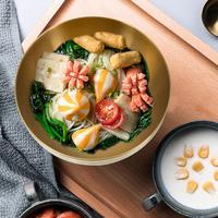 Bol à ramen coréen en acier inoxydable bol à mélanger le riz bol à soupe récipient de cuisine
