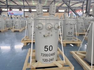 Transformateur à huile monophasé monté sur poteau de qualité supérieure, prix usine, 75KVA 100KVA 12KV 240/120V, modèle D11 50/60Hz, tension d'entrée D11 - Product Image 5