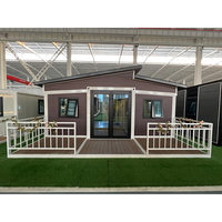 Maisons préfabriquées modulaires en acier portables et extensibles de 20 pieds, style moderne et luxueux, fabriquées en Chine, avec 3 chambres, type conteneur