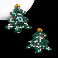 Perles décoratives en céramique, argile et porcelaine Yuang Half-Red Lip Christmas Tree Strawberry Patch pour coques de téléphone, pinces à cheveux et bandeaux DIY