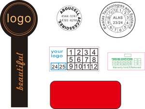 Autocollants adhésifs professionnels personnalisés en forme de coquille d'œuf, personnalisables avec le texte 'Bonjour, je m'appelle' et autocollants vierges - Product Image 5