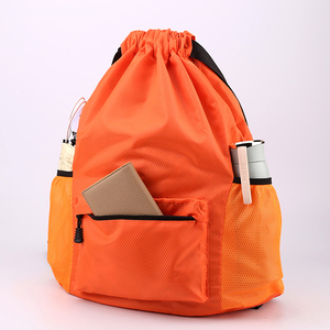 Custom Durable Portable Basketball Storage <b>Drawstring</b> Backpacks Fitness Training Sports Wet Dry Separation Duffle <b>Bag</b> - Product Image 4