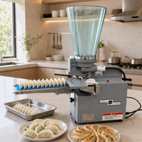 Machine à fabriquer des raviolis, gyozas, momos, empanadas et pot stickers semi-automatique de petite taille en acier inoxydable pour hôtel