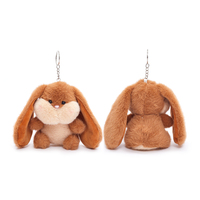 Boneka Hewan Lucu Grosir Promosi, Gantungan Kunci Ransel Kelinci Plush Kawaii, Gantungan Kunci Kelinci Plushie Imut