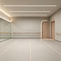Hochbelastbarer PVC-Vinyl-Kunststoffboden Sportboden-Rolle für Tanzstudio Ballettraum Fitnesscenter Veranstaltungshalle Innenbereich