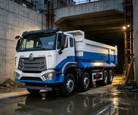 Truk Tambang HOWO 8X4 Bekas Murah Mesin Weichai 371HP Standar Euro II Untuk Ekspor Pasar Afrika