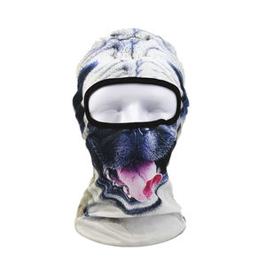 Masque complet de moto Cosplay Party pas cher Polyester 3D lavable Logo personnalisé Sturmhaube Designer Masques de ski Crâne Balaclava - Product Image 6