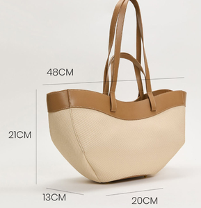 Elegant and luxurious leather women's <b>bag</b>, shoulder <b>bag</b>, high-end OEM ODM customized logo, women's <b>bag</b> manufacturer - Product Image 2