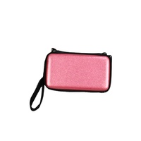 Étui de transport en EVA rose vif pour batterie externe, chargeur de téléphone portable, étui de protection antichoc pour appareils électroniques