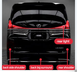 Oyota-Conjunto de faros delanteros y traseros, accesorios de ajuste de puerta, lpha - Product Image 4