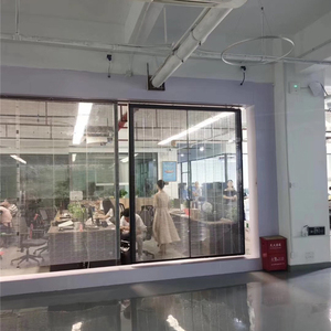 Rèm Trong Nhà Ngoài Trời Tấm Led TV Kính Cửa Sổ P3.91 Màn Hình Quảng Cáo Led Trong Suốt - Product Image 3