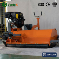 Débroussailleuse industrielle à fléaux de 1150 mm, moteur à essence 15 CV 420 cm³, broyeur pour véhicule utilitaire tout-terrain, coupe-broussailles professionnel pour le champ