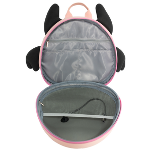 Sac à dos Little <span class=keywords><strong>Devil</strong></span> à yeux lumineux LED, sac d'école personnalisé pour enfants, unisexe, voyage, mignon, tendance, léger, coque rigide, USB mobile - Product Image 5