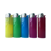Briquet OEM portable en plastique à silex Allume-cigare de cuisine classique en métal Accessoire pour fumer jetable Logo personnalisé Cadeaux publicitaires