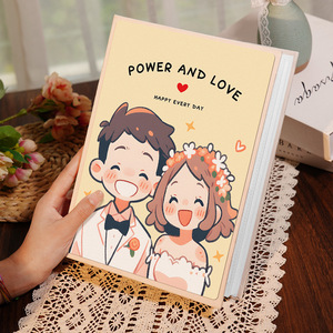 Álbum de Fotos de Boda de Lujo para Parejas, con Capacidad para 100 Fotos, Libro Conmemorativo de 5 Pulgadas - Product Image 3