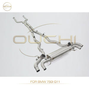OUCHI Acier inoxydable pour BMW 750i G11 Catback Silencieux de tuyau d'échappement avec valve Pièces de réglage de performance automatique de haute qualité - Product Image 2
